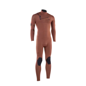 bombinaison kitesurf surf wingfoil ion seek core 3/2 front zip men sunbaked maroon